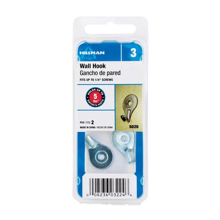 Aceds Utility Wall Hook, 20PK 5334495